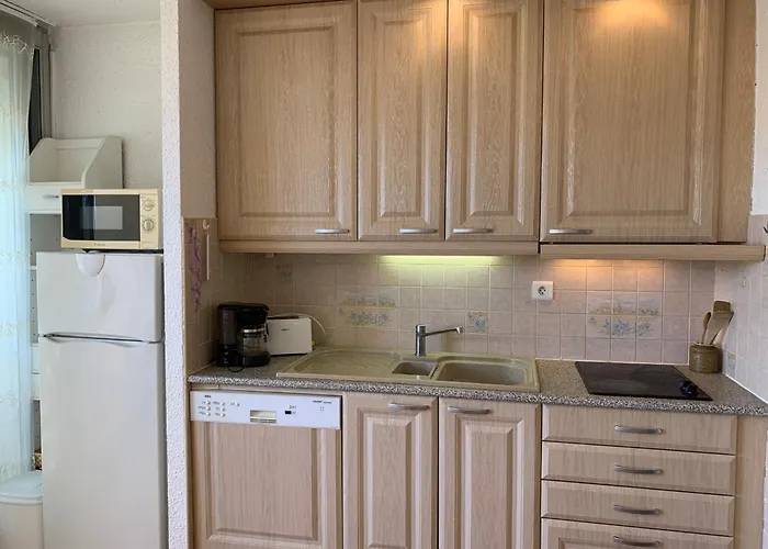 449 2 Pers Heliopolis Ab Vue Jardin Lägenhet Agde